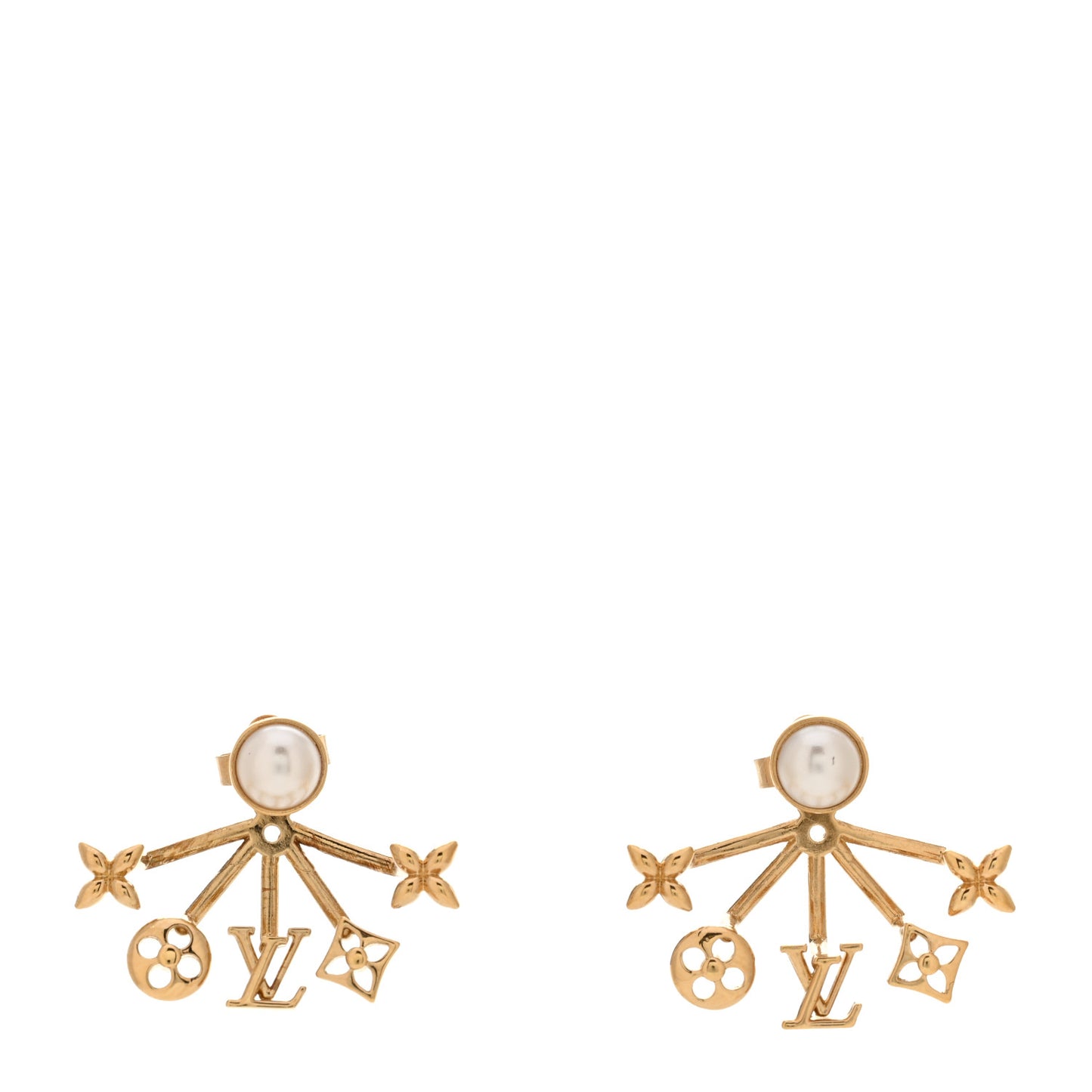 Metal Cruiser Earrings Gold