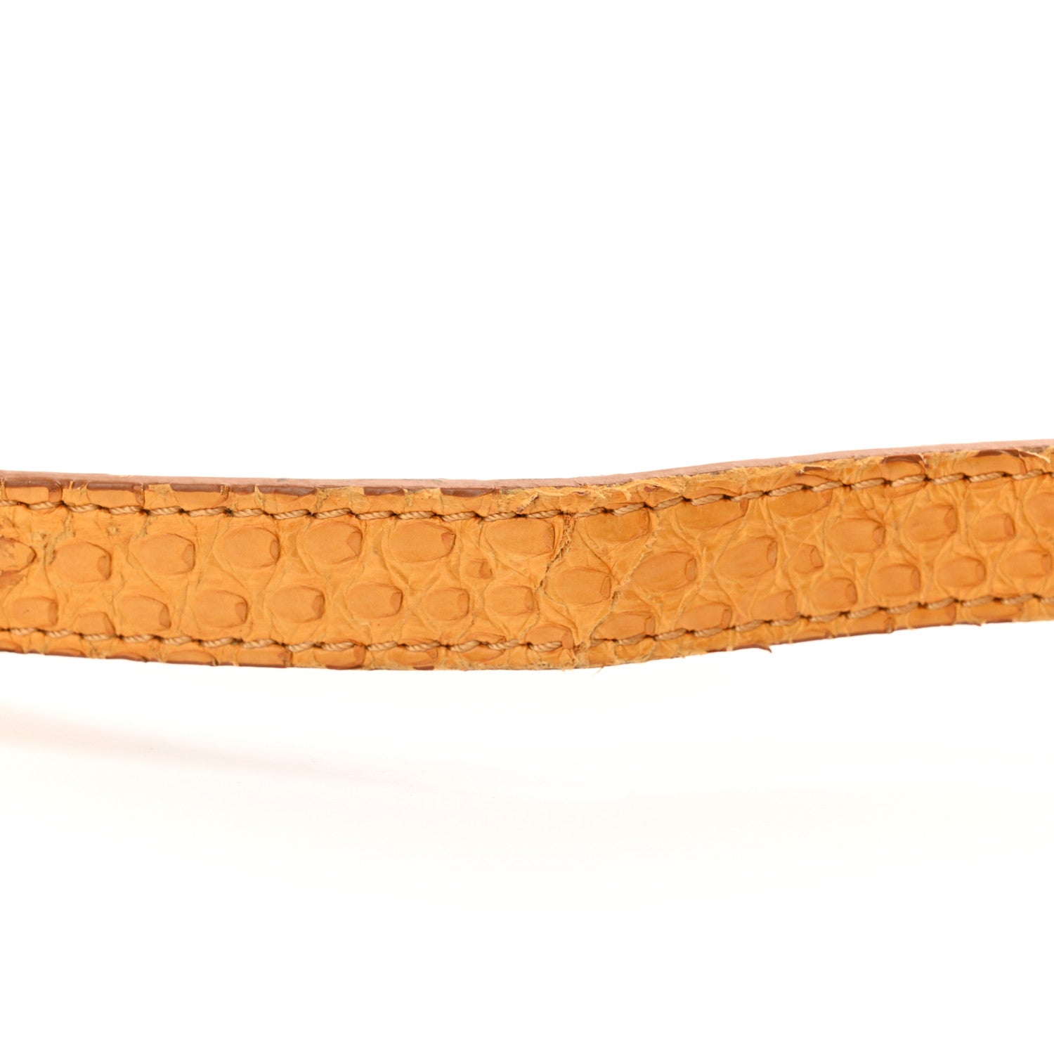 Celine Snakeskin Calfskin Nano Luggage Yellow 19 of 21