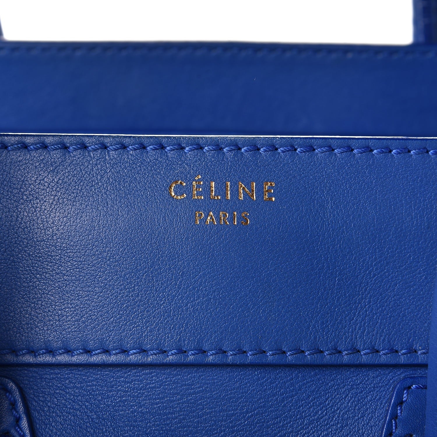 Celine Smooth Calfskin Mini Luggage Royal Blue 28 of 28