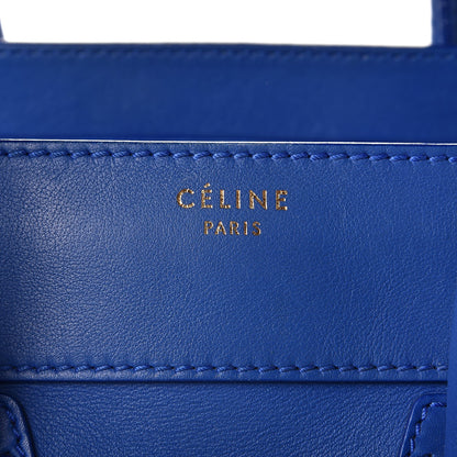 Celine Smooth Calfskin Mini Luggage Royal Blue 28 of 28