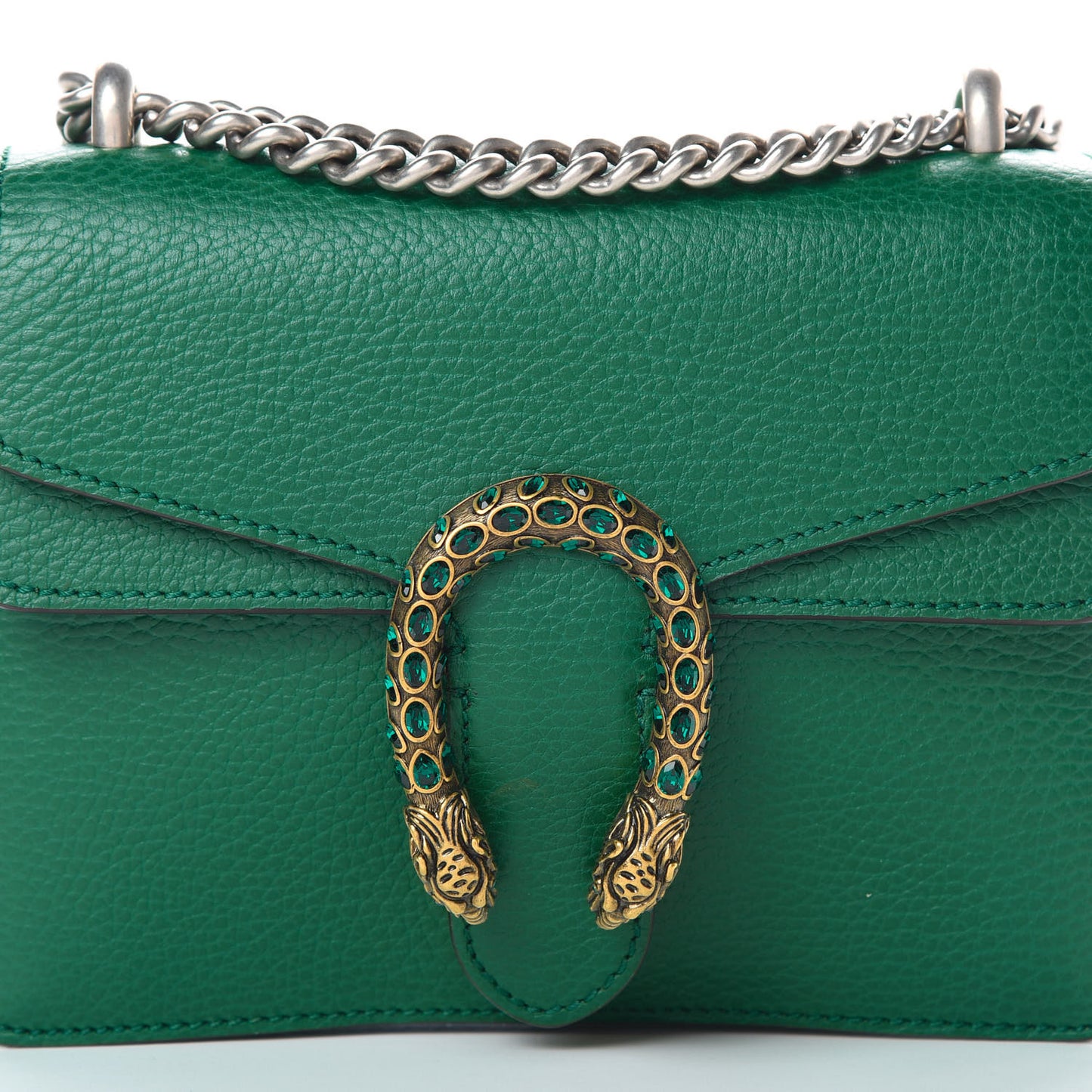 Calfskin Mini Dionysus Shoulder Bag Emerald