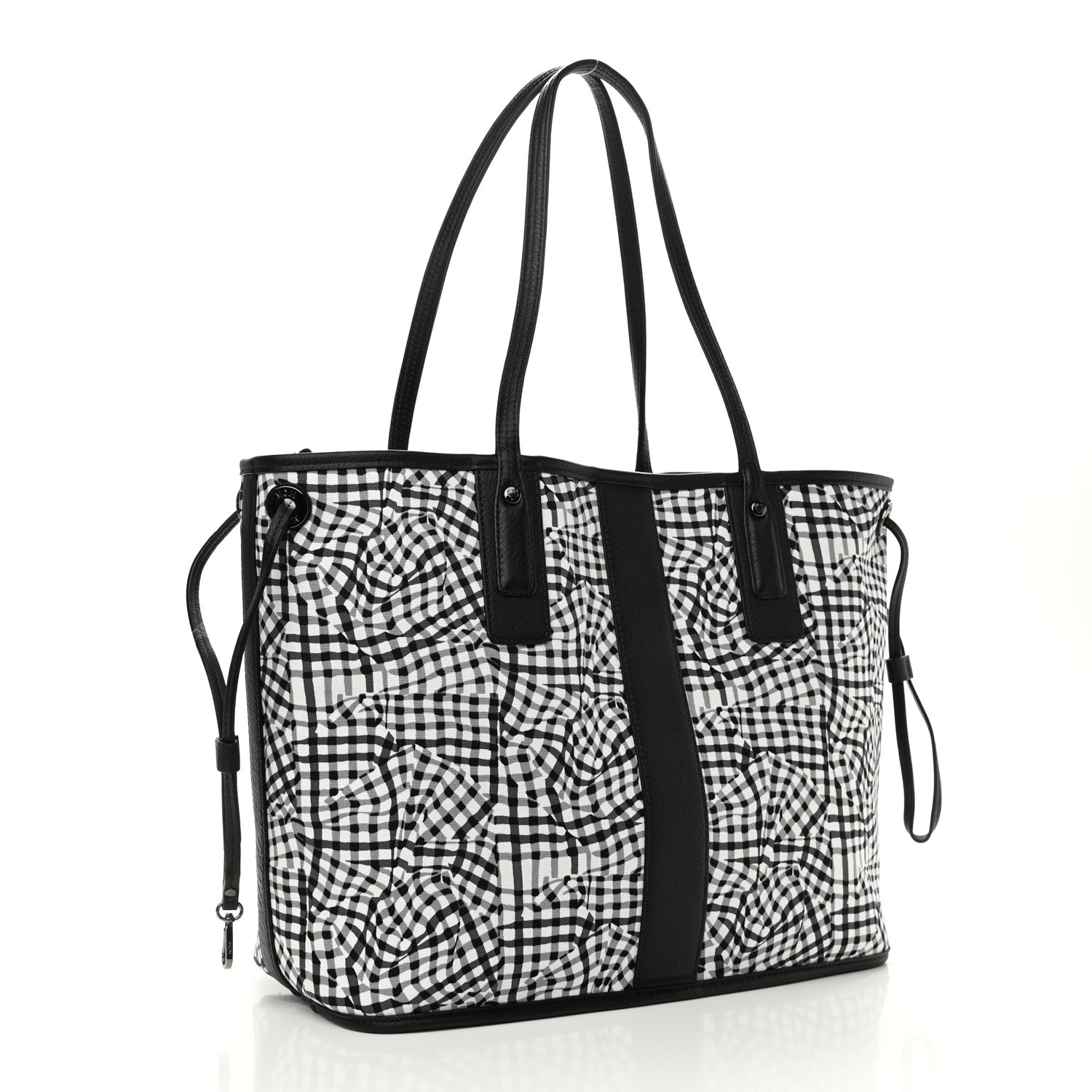 MCM Visetos Medium Liz Reversible Shopper Tote Black 12 of 16