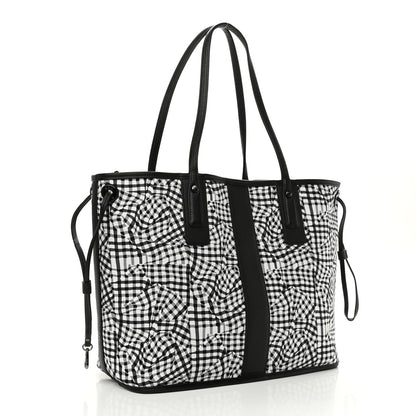 MCM Visetos Medium Liz Reversible Shopper Tote Black 12 of 16