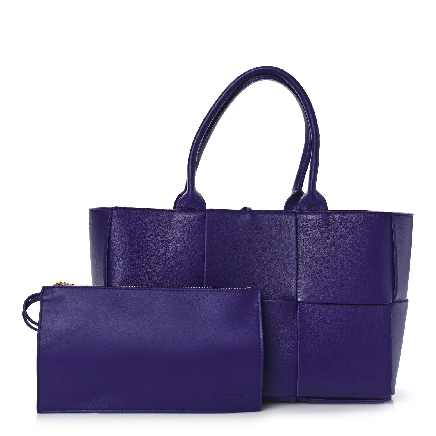 Bottega Veneta Smooth Calfskin Intrecciato Small Arco Tote Unicorn 1 of 9