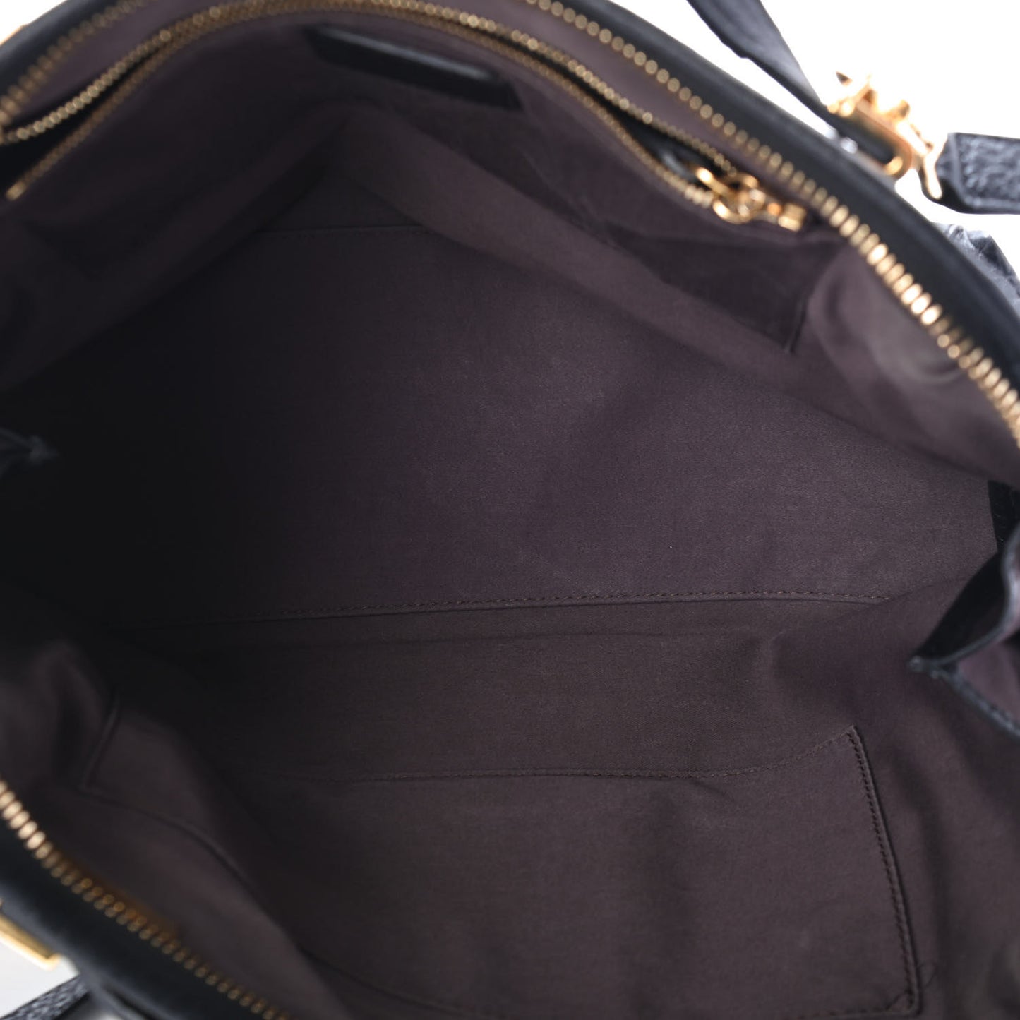 Grained Calfskin Brooke Satchel Black