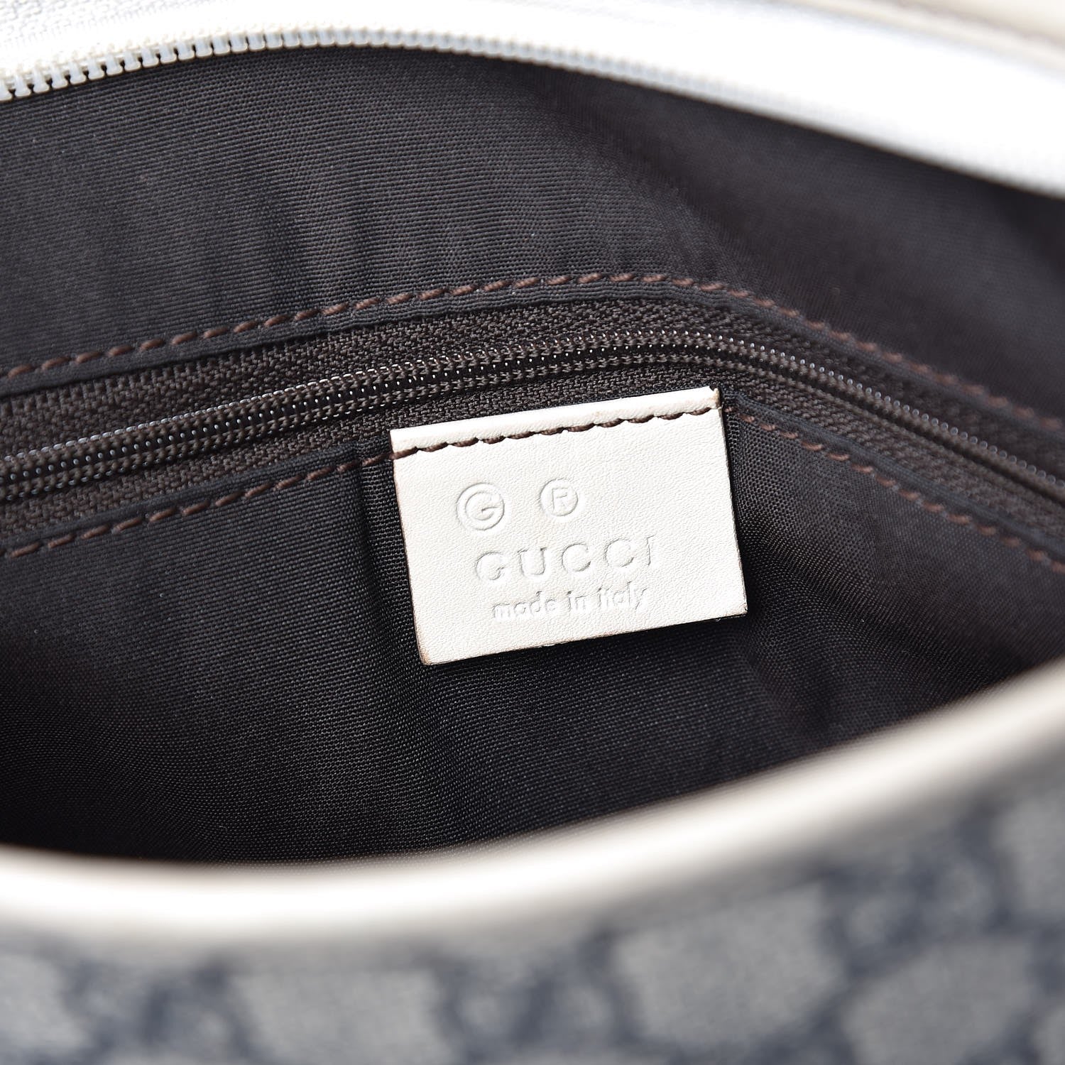 Gucci GG Plus Monogram Flat Messenger Bag Beige Off White 6 of 12