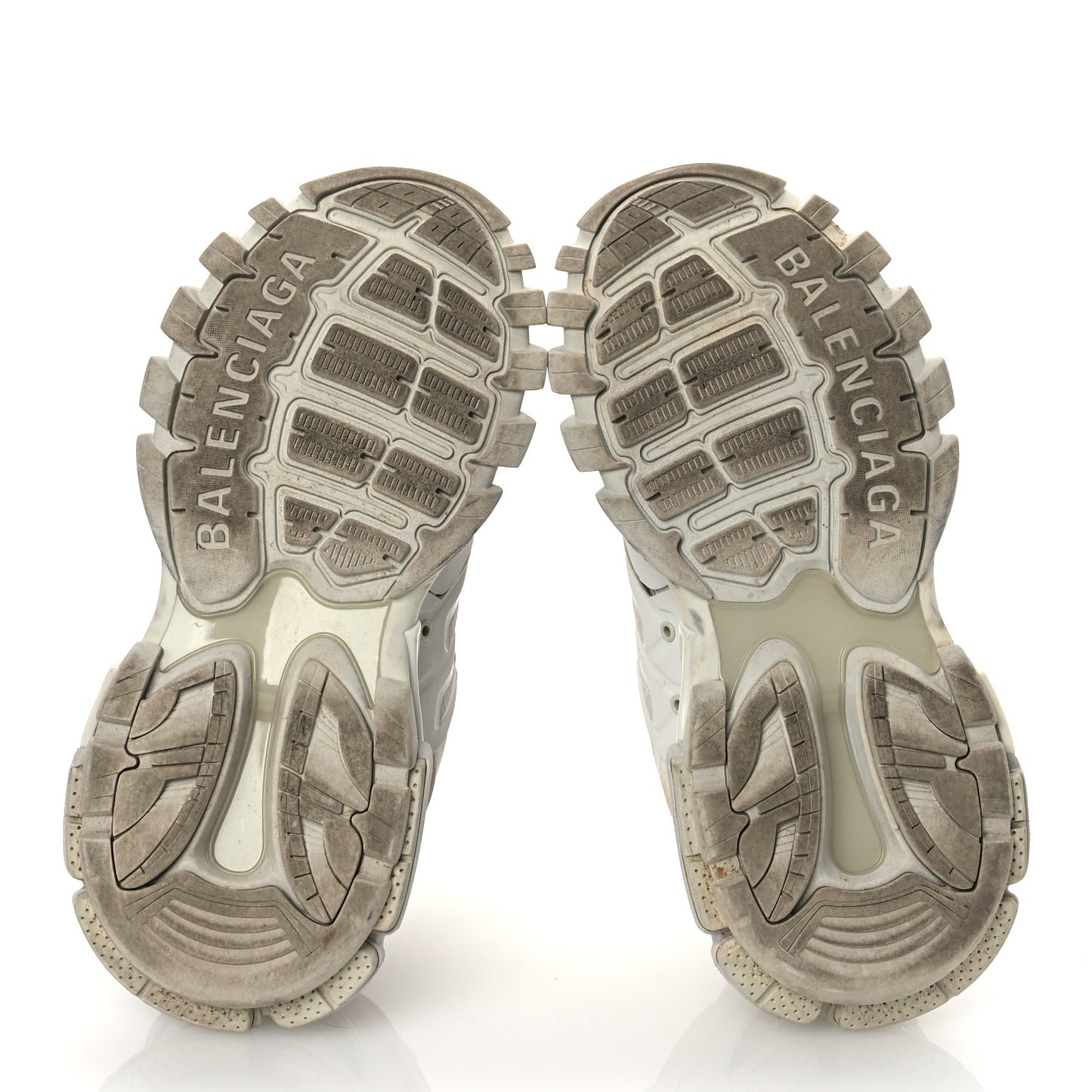 Rubber Mesh Fabric Monocolor Recycled Sole Womens Track Sneakers 38 White