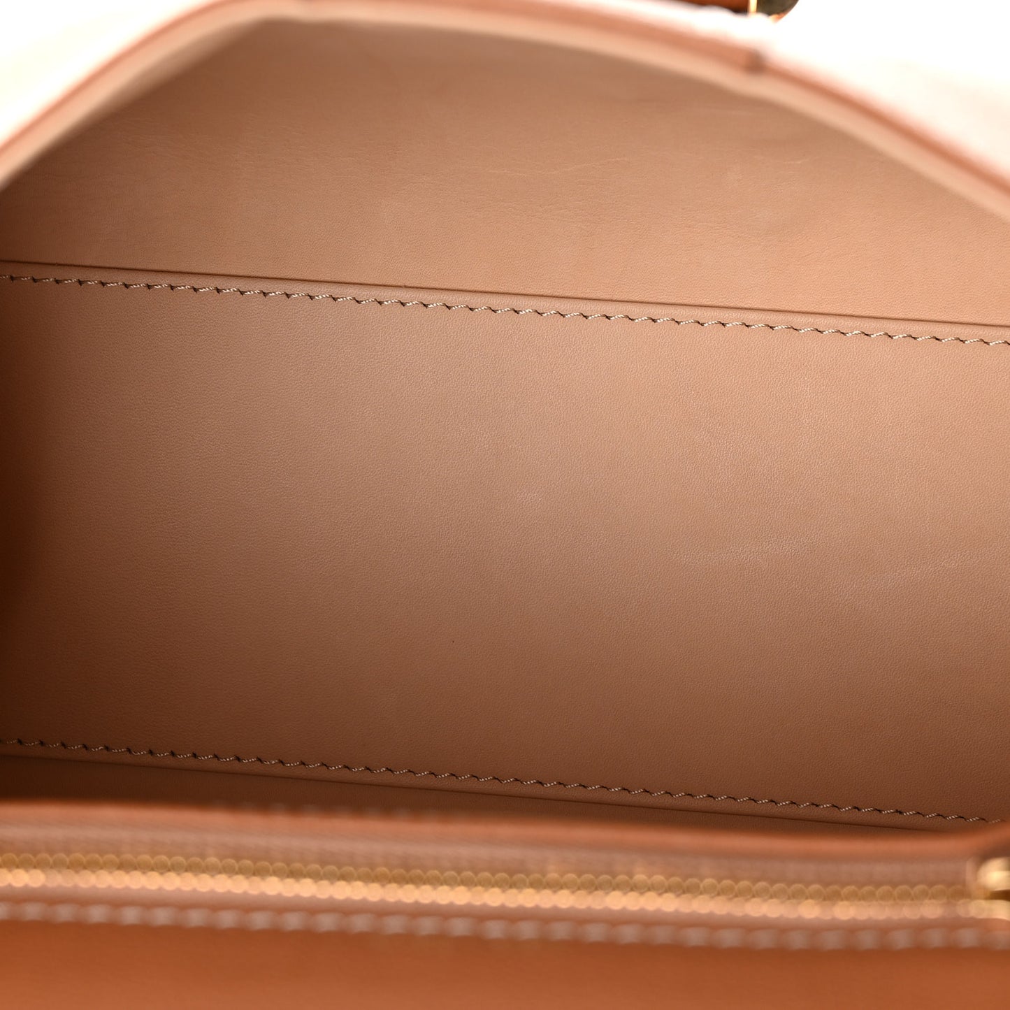Grained Rodeo Calfskin Surpique PM Brillant Satchel Vegetal Ivory