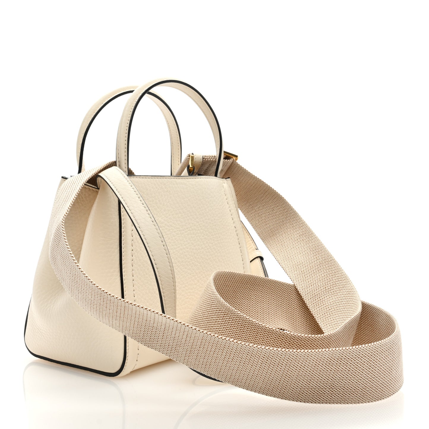 Soft Grainy Calfskin Alltime Small Handbag Ivory