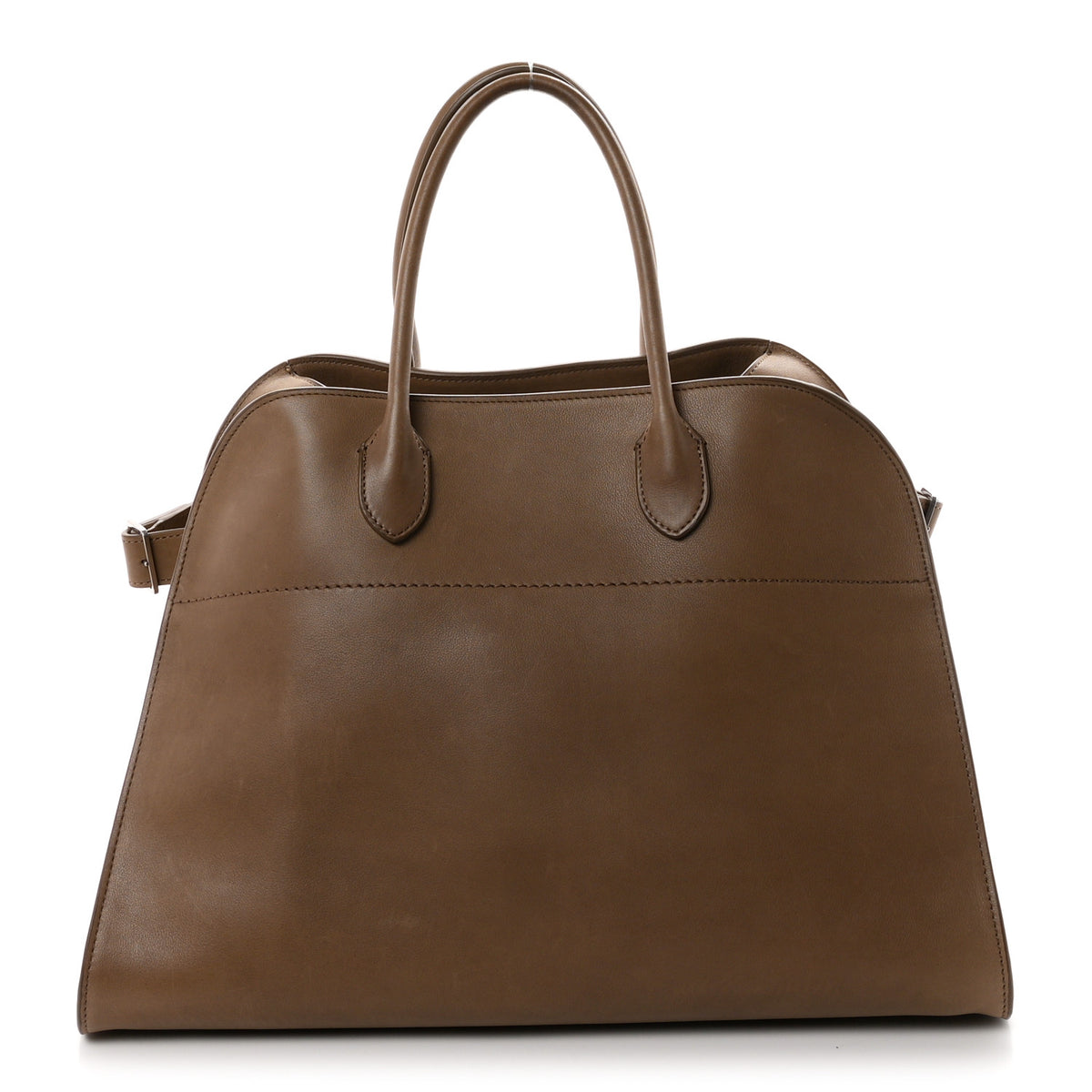 Polished Saddle Calfskin Soft Margaux 15 Mouse Grey