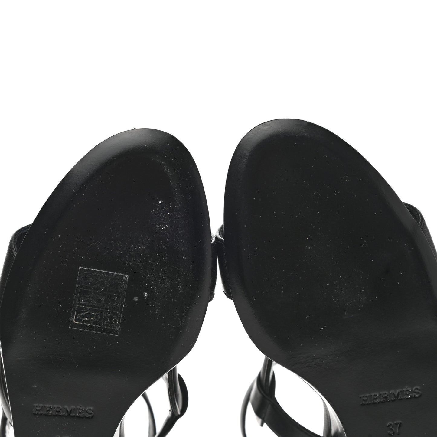 Nappa Brisbane Wedge Sandals 37 Black