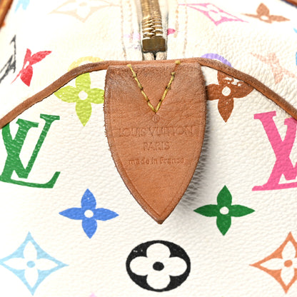 Louis Vuitton Monogram Multicolor Speedy 30 White 5 of 10