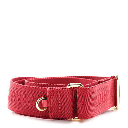 Louis Vuitton Monogram Denim Multi Pochette Accessories Shoulder Strap Red 2 of 3