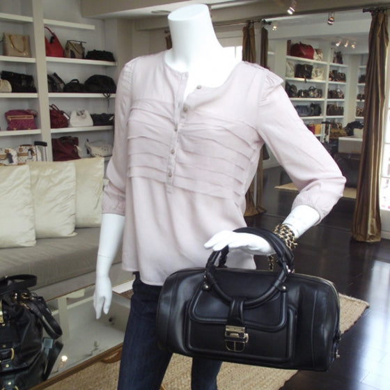 Jimmy Choo Leather Tahula Hillary Doctor Bag 2 of 8