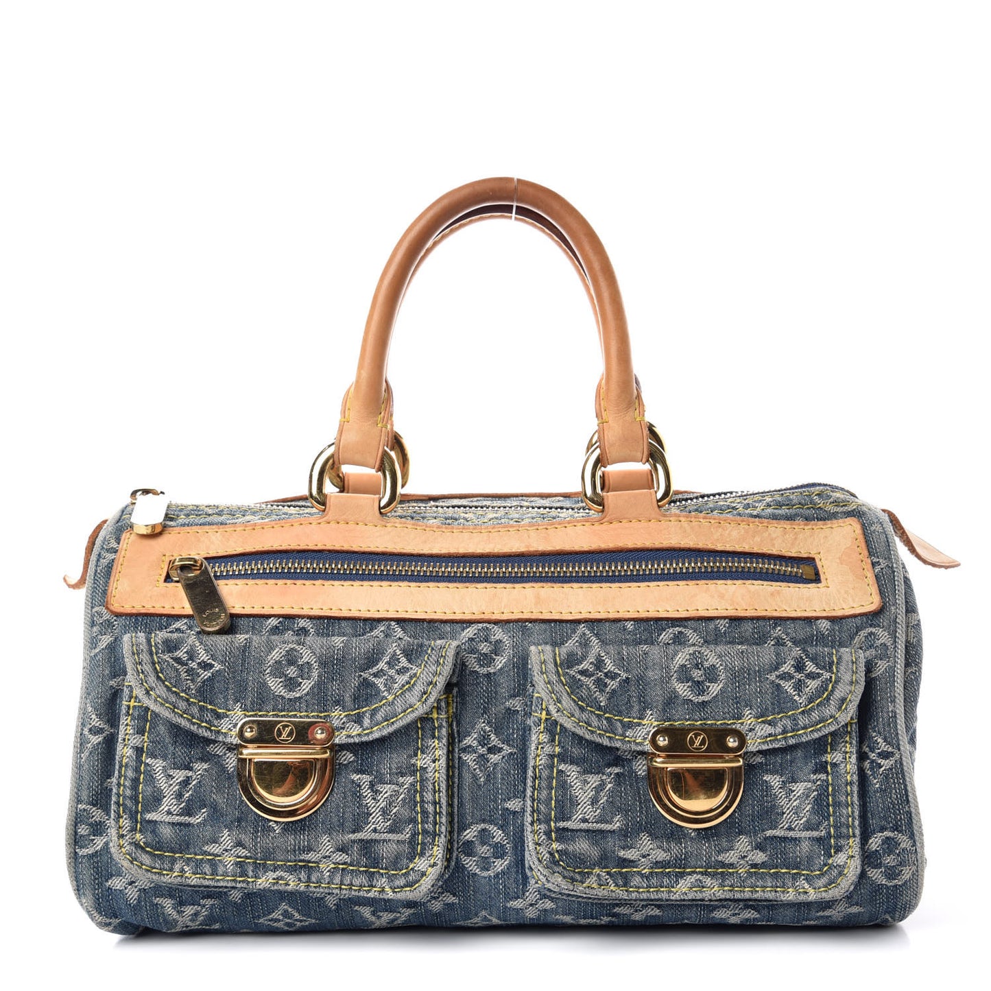 Monogram Denim Neo Speedy Blue