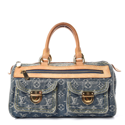 Louis Vuitton Monogram Denim Neo Speedy Blue 1 of 18