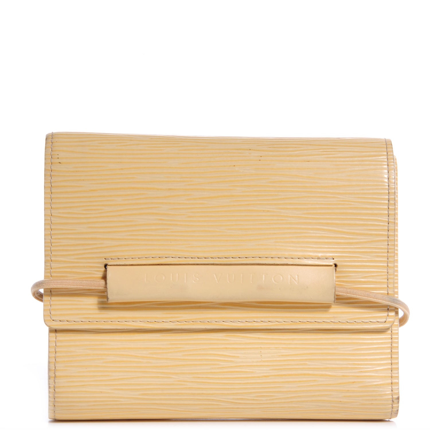 Louis Vuitton Epi Porte-Monnaie Elastique Wallet Vanilla 1 of 7