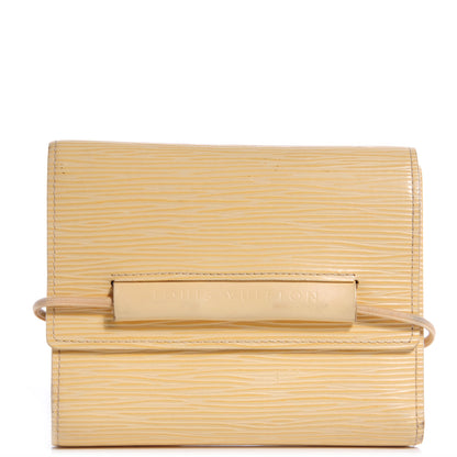 Louis Vuitton Epi Porte-Monnaie Elastique Wallet Vanilla 1 of 7
