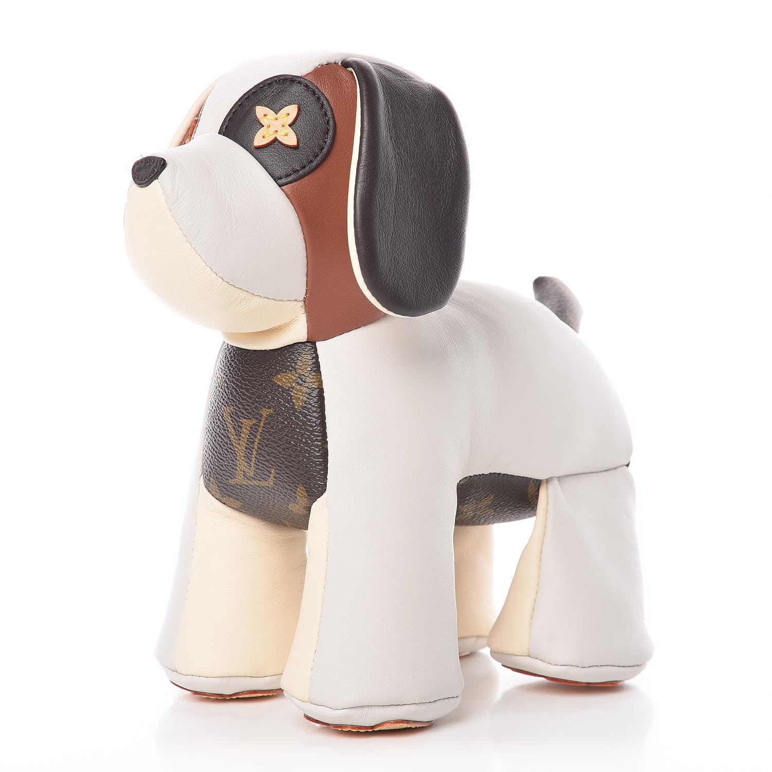 Louis Vuitton Calfskin Monogram Doudou Oscar Dog Beige 1 of 9