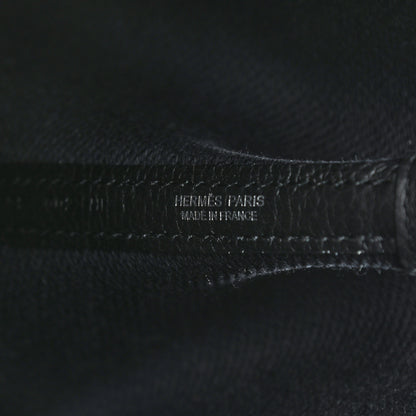 Hermes Twill H Negonda Garden Party 30 TPM Tote Ecru Black 5 of 9
