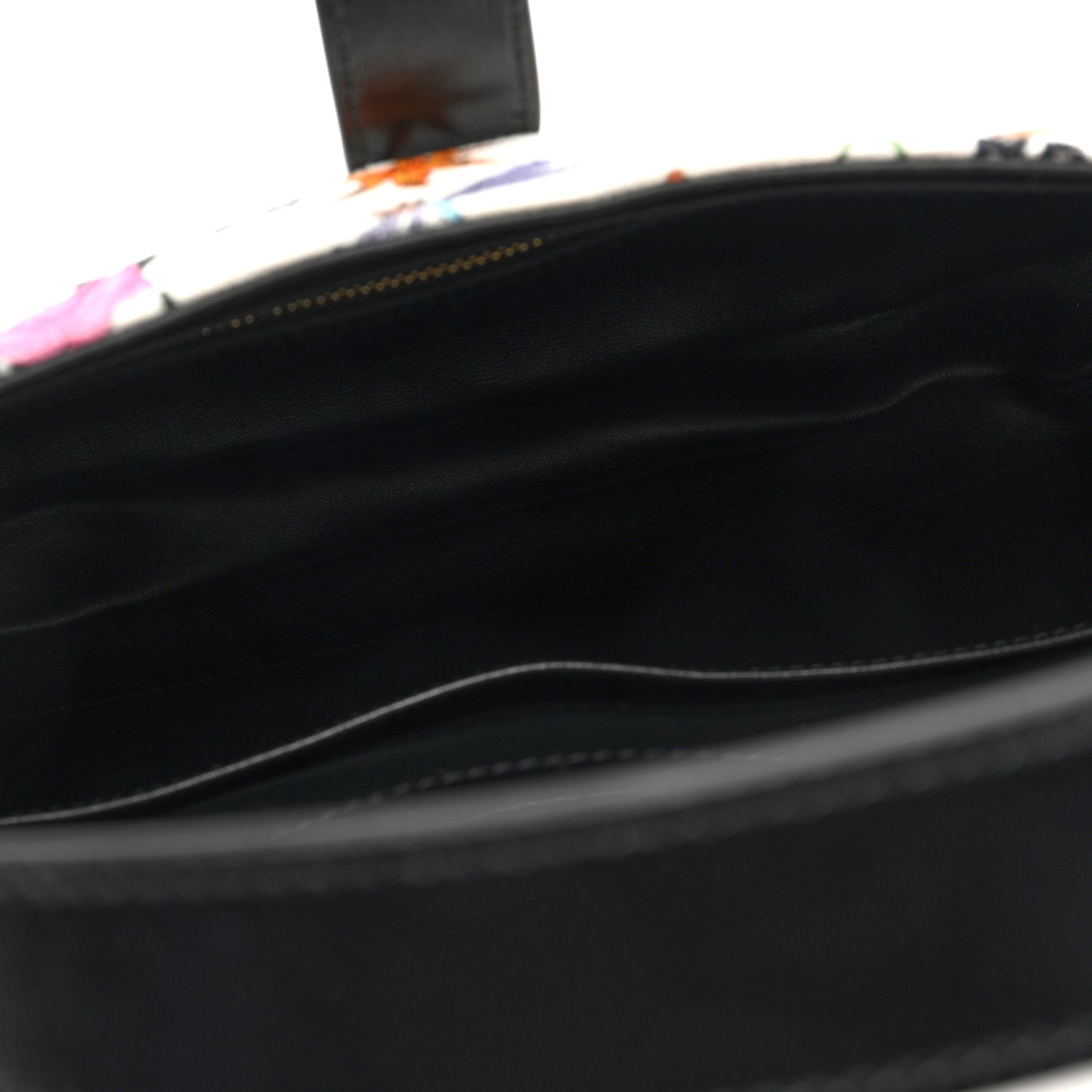 X BALENCIAGA Canvas Boarded Pluton Calfskin Flora Logo Print Small Jackie 1961 Hobo White Multicolor Black