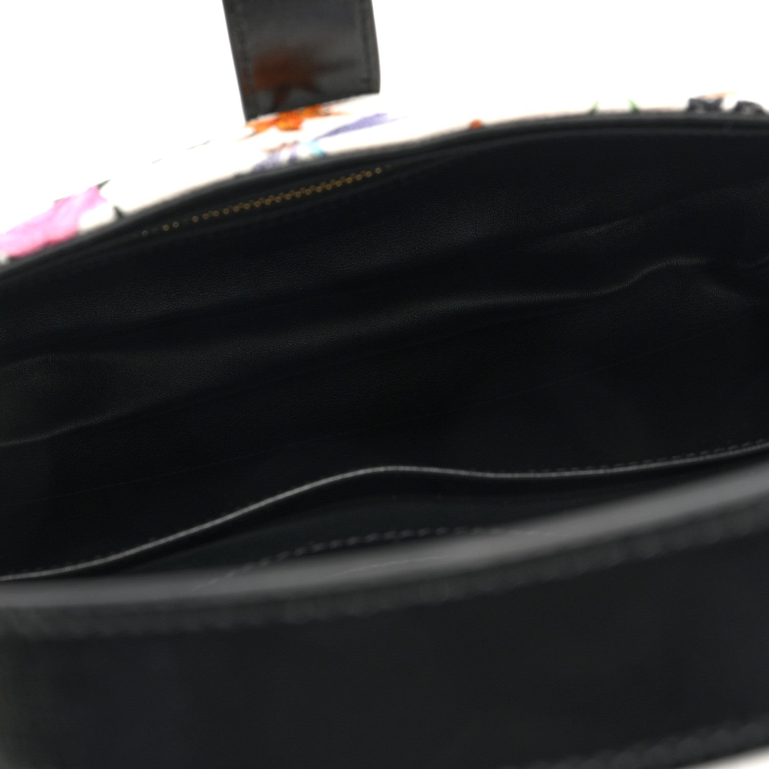 Gucci X BALENCIAGA Canvas Boarded Pluton Calfskin Flora Logo Print Small Jackie 1961 Hobo White Multicolor Black 5 of 10