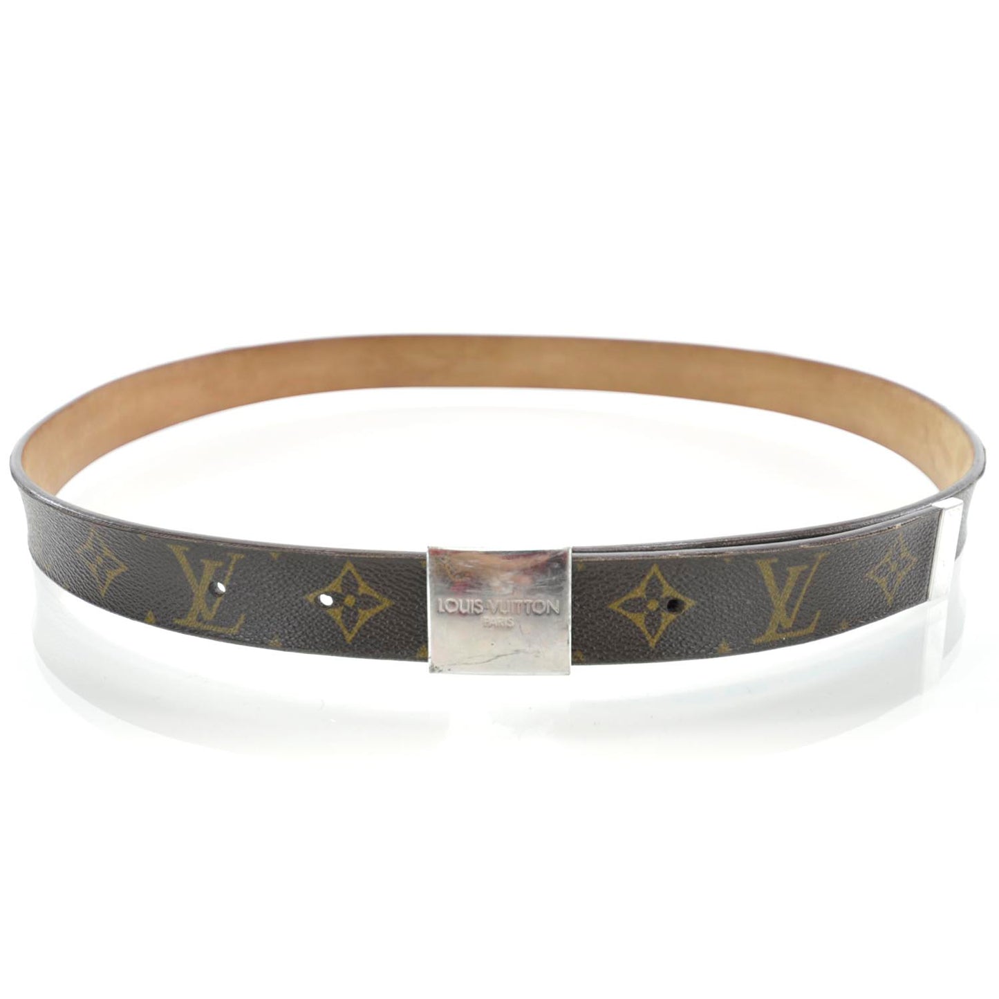 Monogram LV Paris Buckle Belt