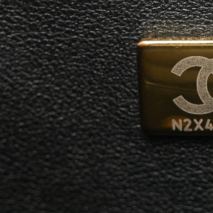 Chanel Lambskin Quilted Mini Top Handle Rectangular Flap Black 7 of 10