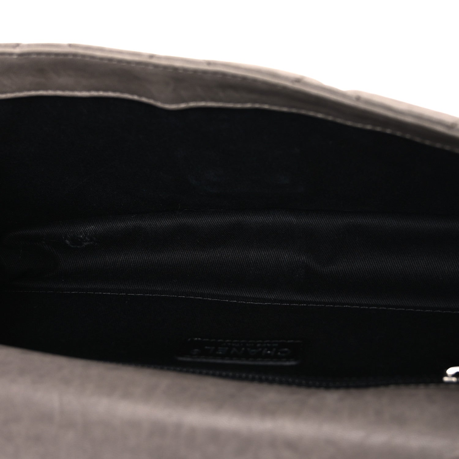 Chanel Washed Lambskin Jumbo Take Away Flap Grey 5 of 11