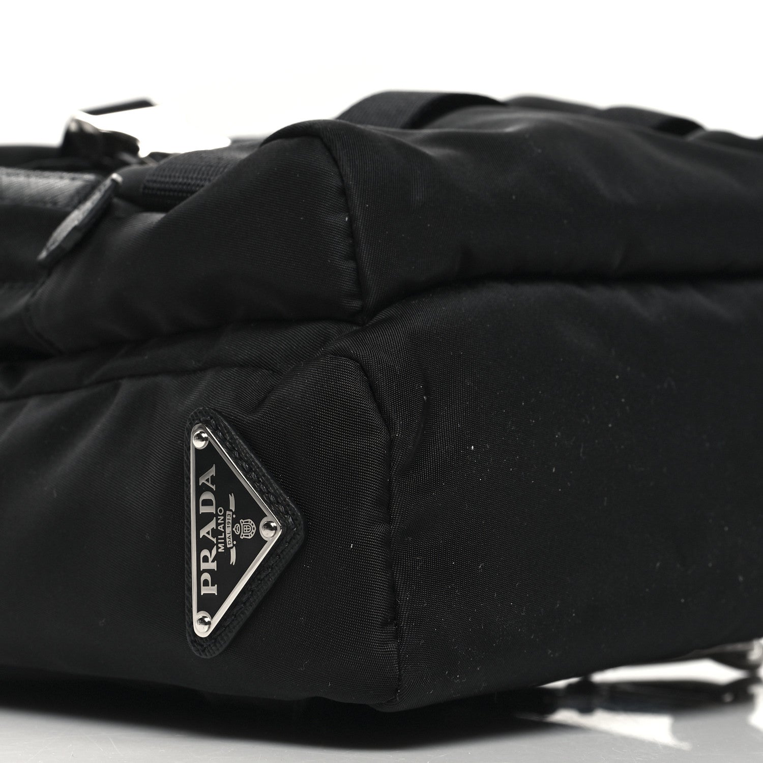 Prada Tessuto Nylon Montagna Sling Backpack Black 8 of 9