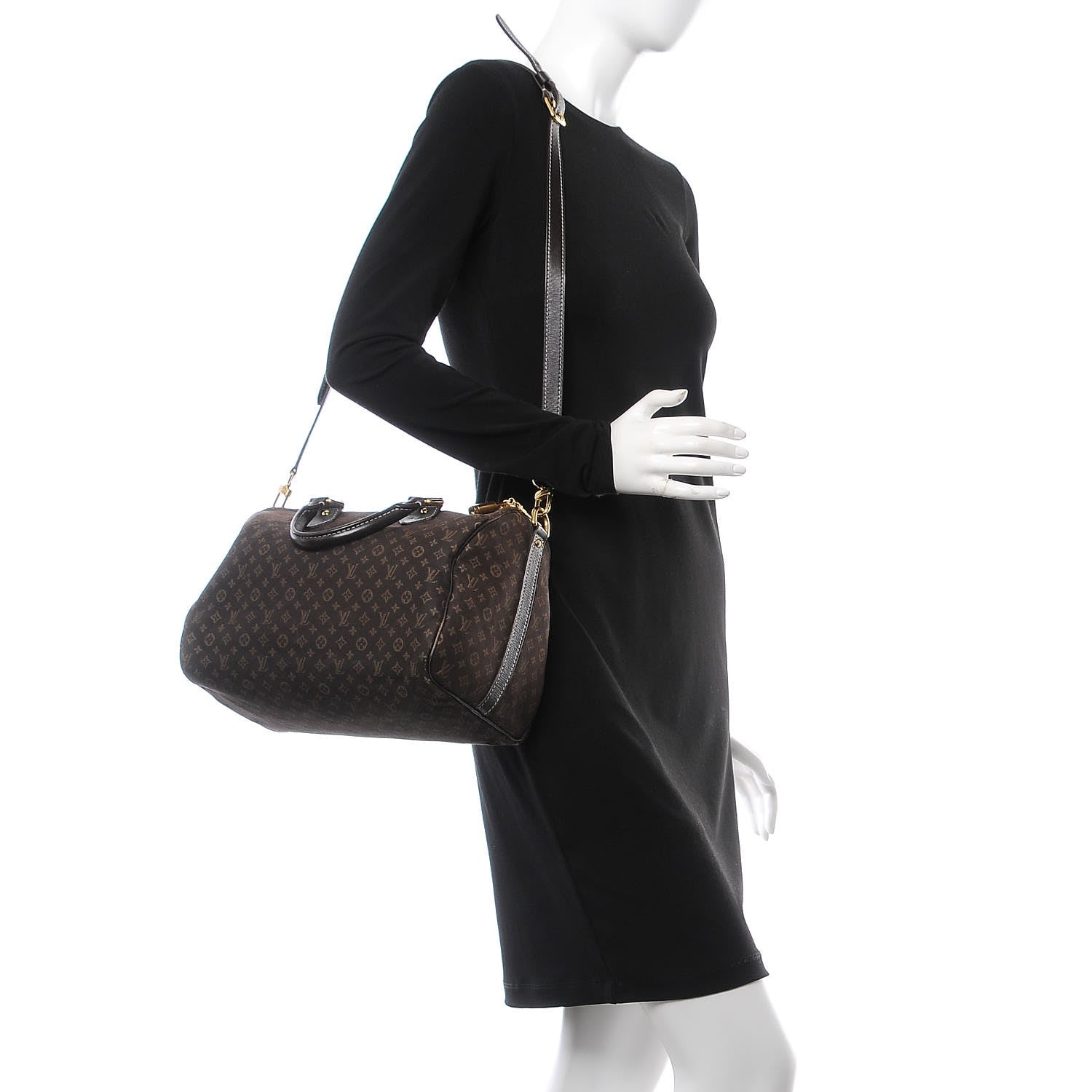 Louis Vuitton Monogram Idylle Speedy Bandouliere 30 Fusain 2 of 11