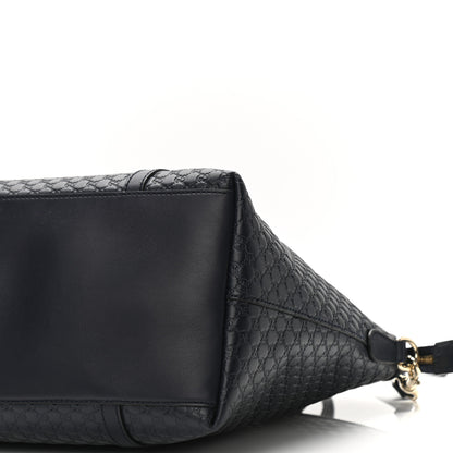 Gucci Soft Microguccissima Dome Satchel Navy 10 of 11