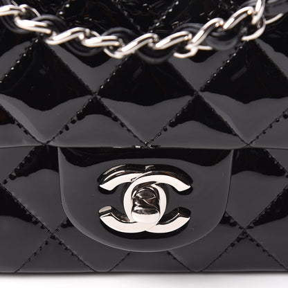 Chanel Patent Calfskin Quilted Mini Rectangular Flap Black 8 of 10