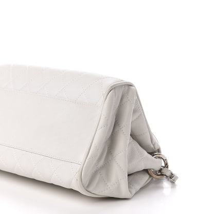 Chanel Caviar Quilted Timeless Accordion Flap White 9 of 11