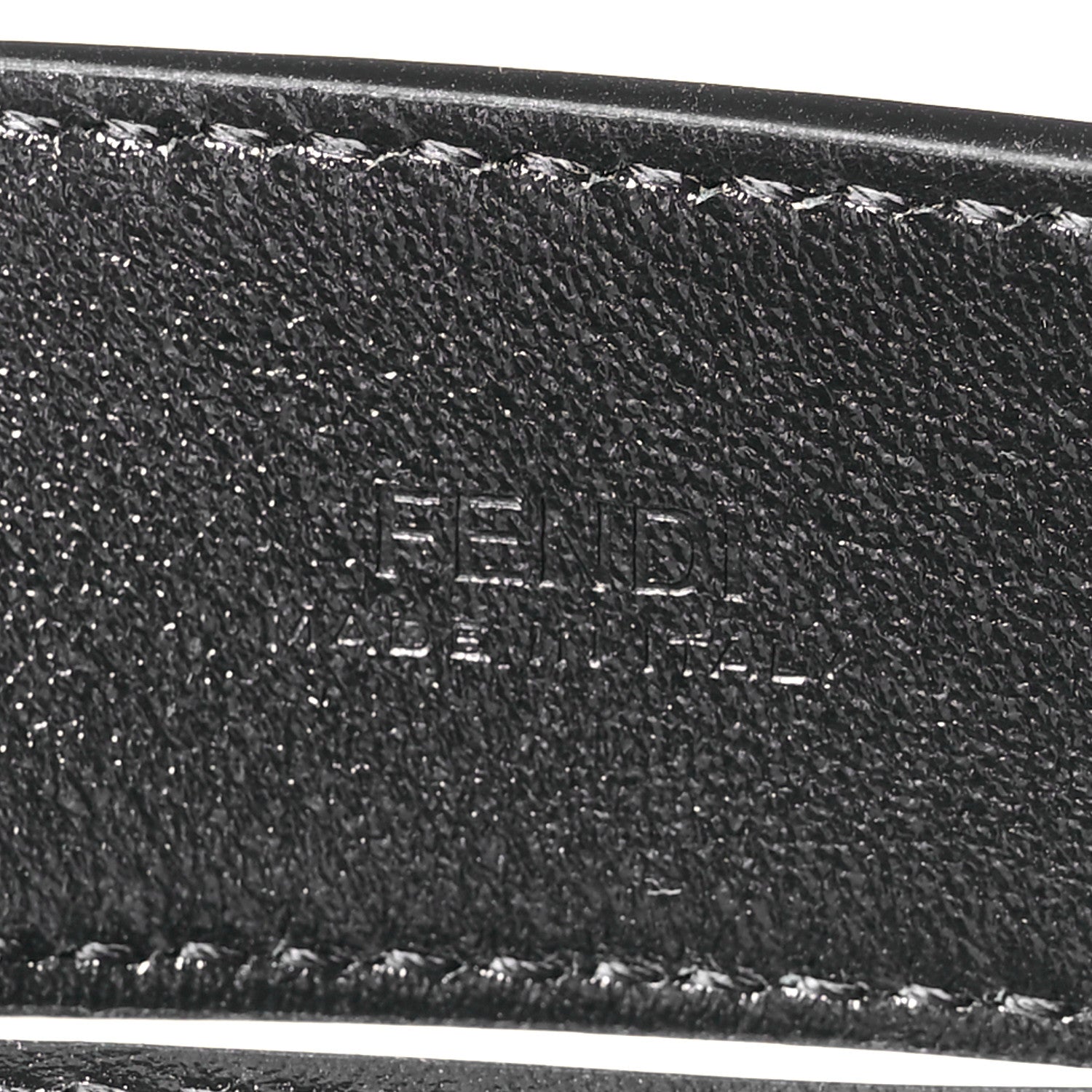 Fendi Vitello Glacier Utility Belt Pouch Black 8 of 15