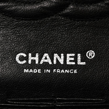 Chanel Washed Caviar Quilted 2.55 Reissue 225 Bijoux Chain Flap  Black 6 of 11