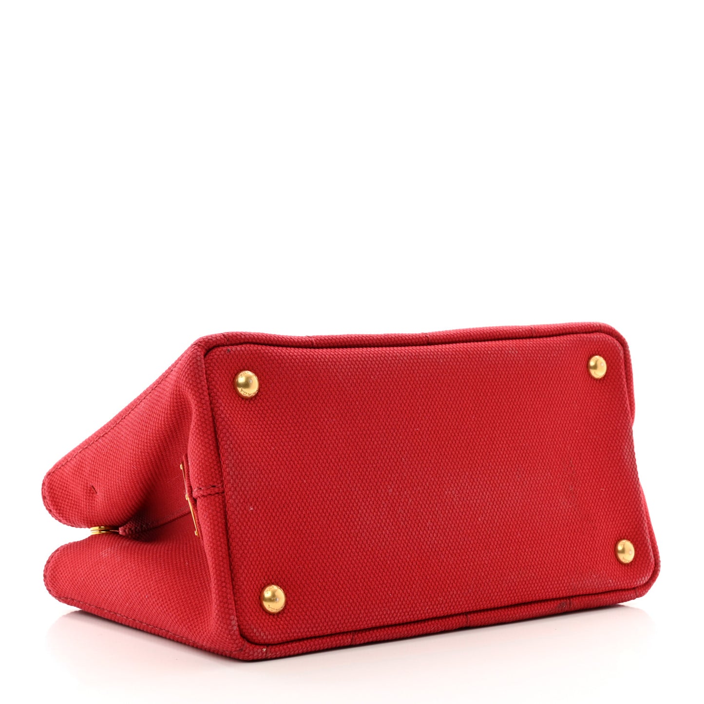 Canapa Small Logo Tote Rosso Talco