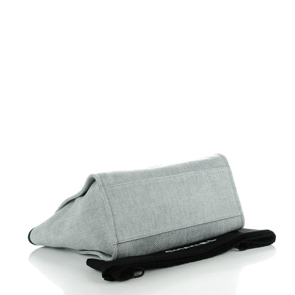 Chanel Canvas Large Deauville Tote Grey 4 of 7