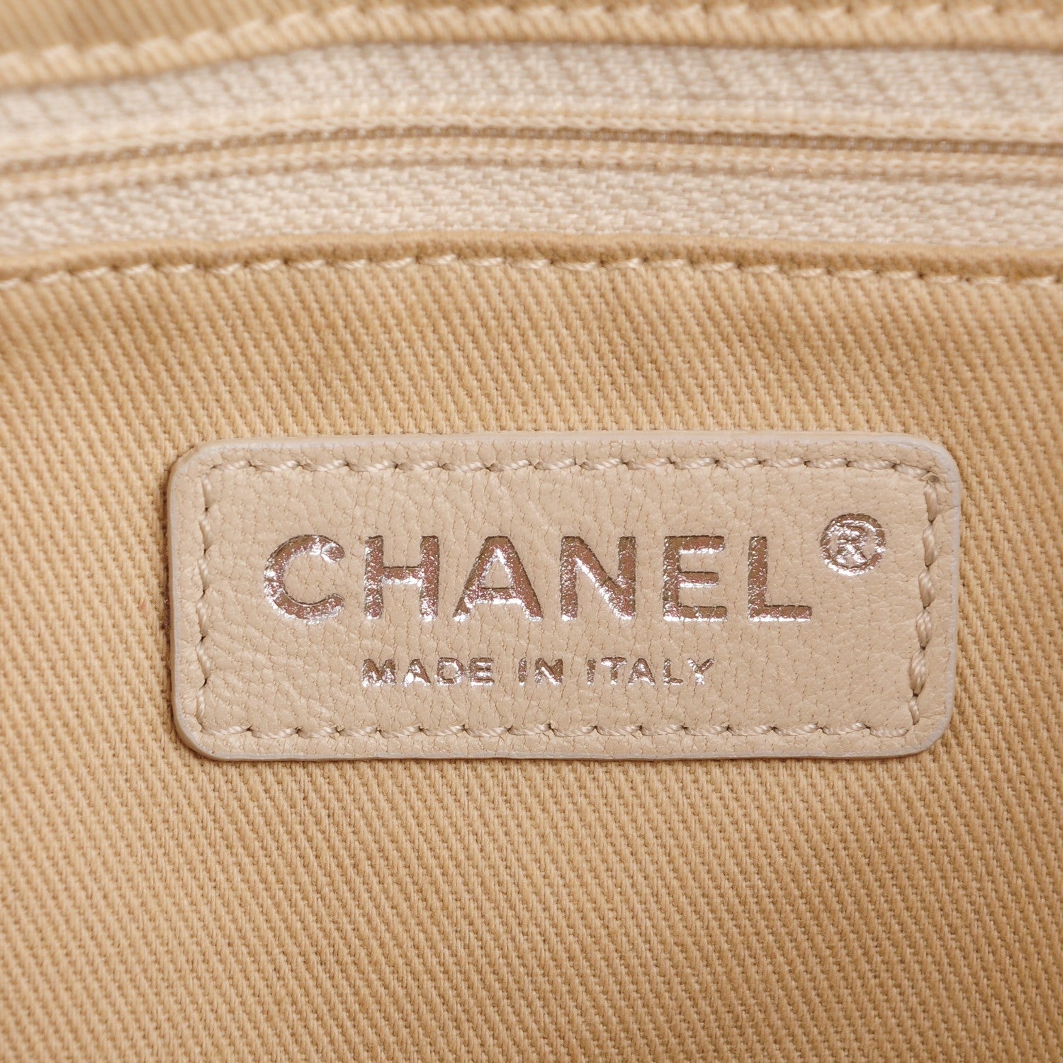 Chanel Lambskin Stitched Expandable Tote Red 6 of 9