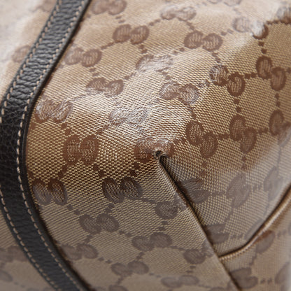 Gucci Crystal Monogram Medium Joy Tote Beige Ebony Testa di Moro 11 of 11
