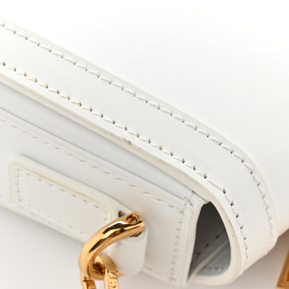 Versace Calfskin Small Greca Goddess Shoulder Bag Optical White 10 of 11
