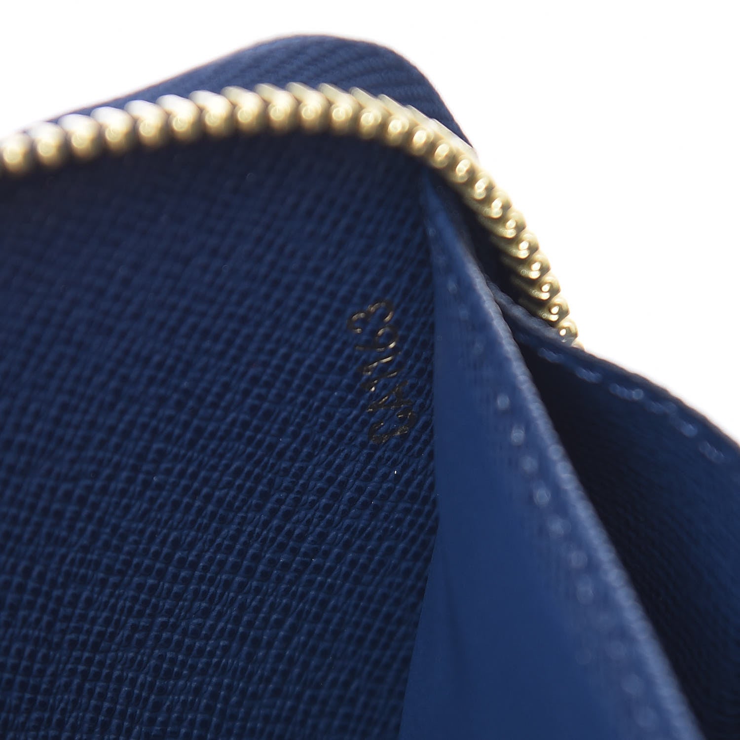 Louis Vuitton Damier Paillettes Zippy Wallet Blue 7 of 7
