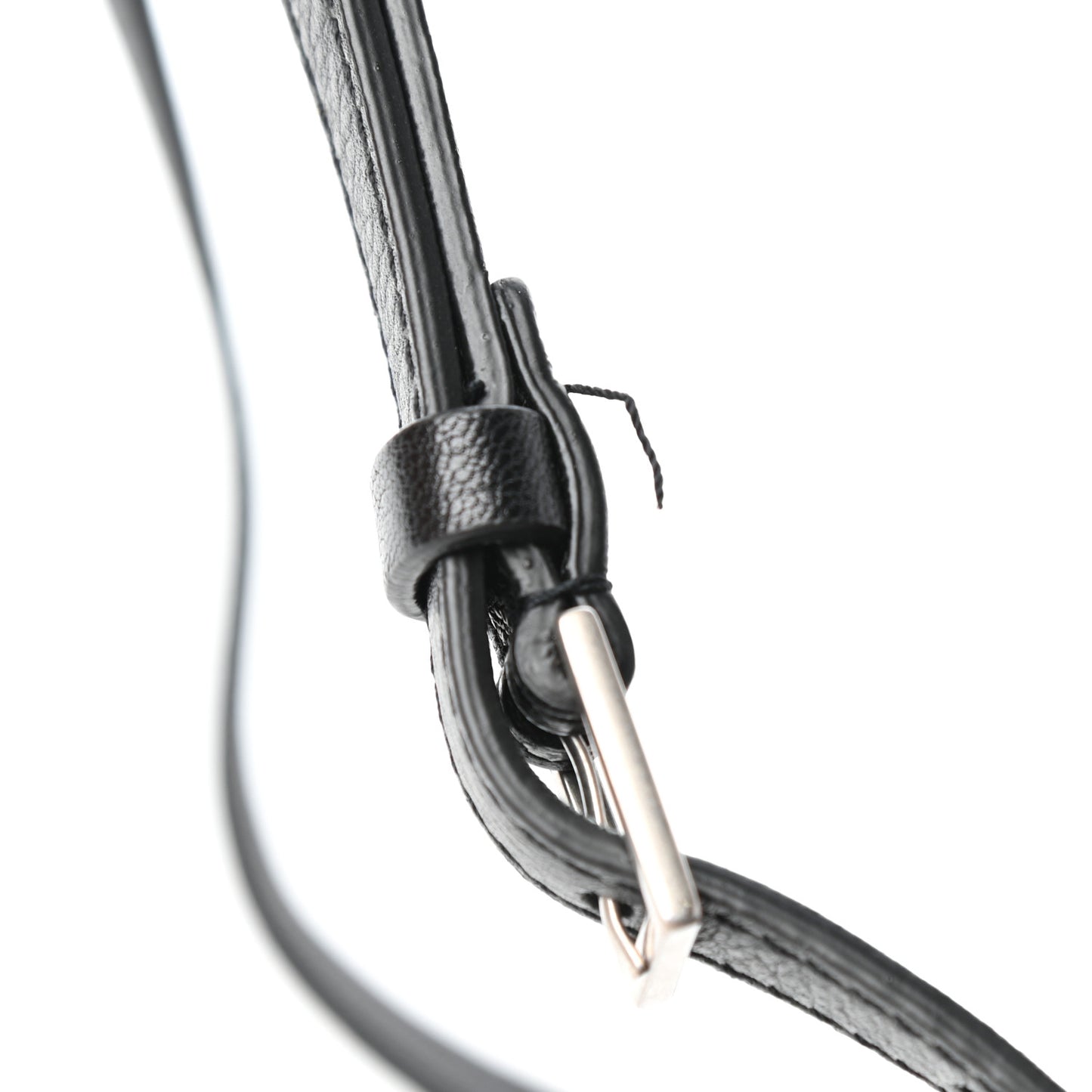 Lambskin Monogram Lou Belt Bag Black