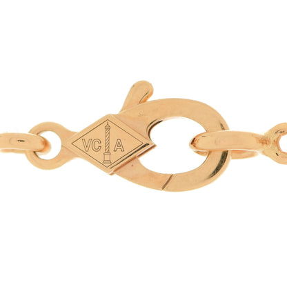 Van Cleef & Arpels 18K Yellow Gold 5 Motifs Guilloche Vintage Alhambra Bracelet 6 of 7