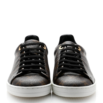 Louis Vuitton Patent Monogram Frontrow Sneakers 38 2 of 8