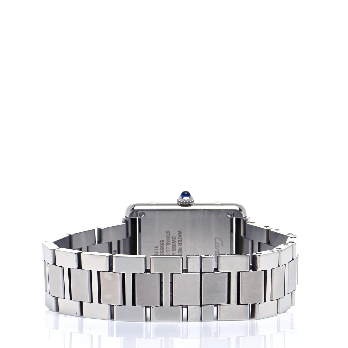 Stainless Steel 24mm Tank Solo Quartz Watch