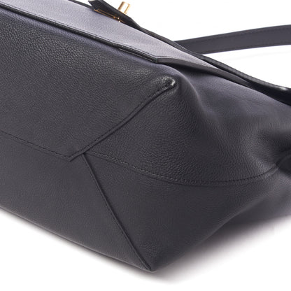 Louis Vuitton Calfskin Lockme MM Black 6 of 7