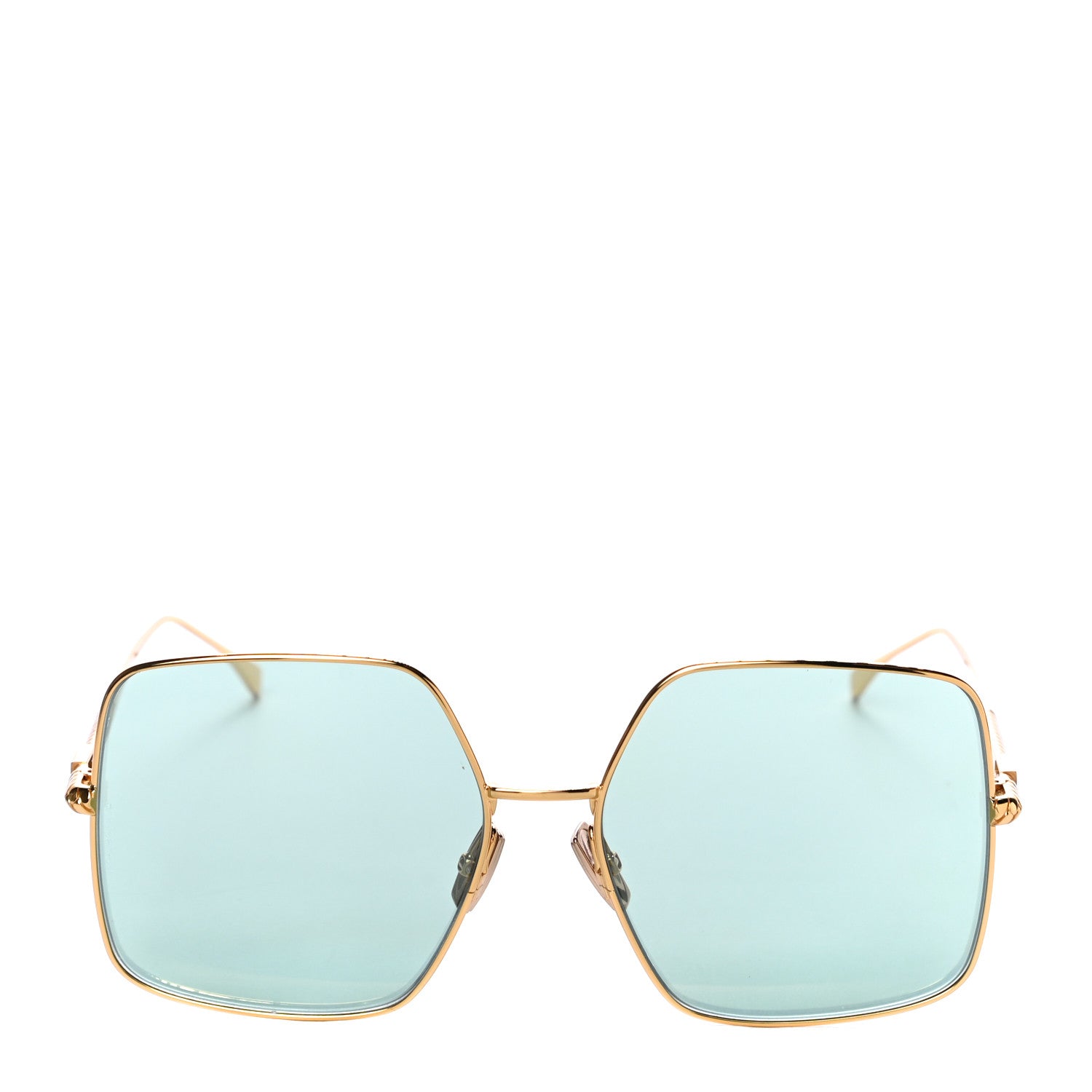 Fendi Square Sunglasses FF 0439/S Gold 4 of 7
