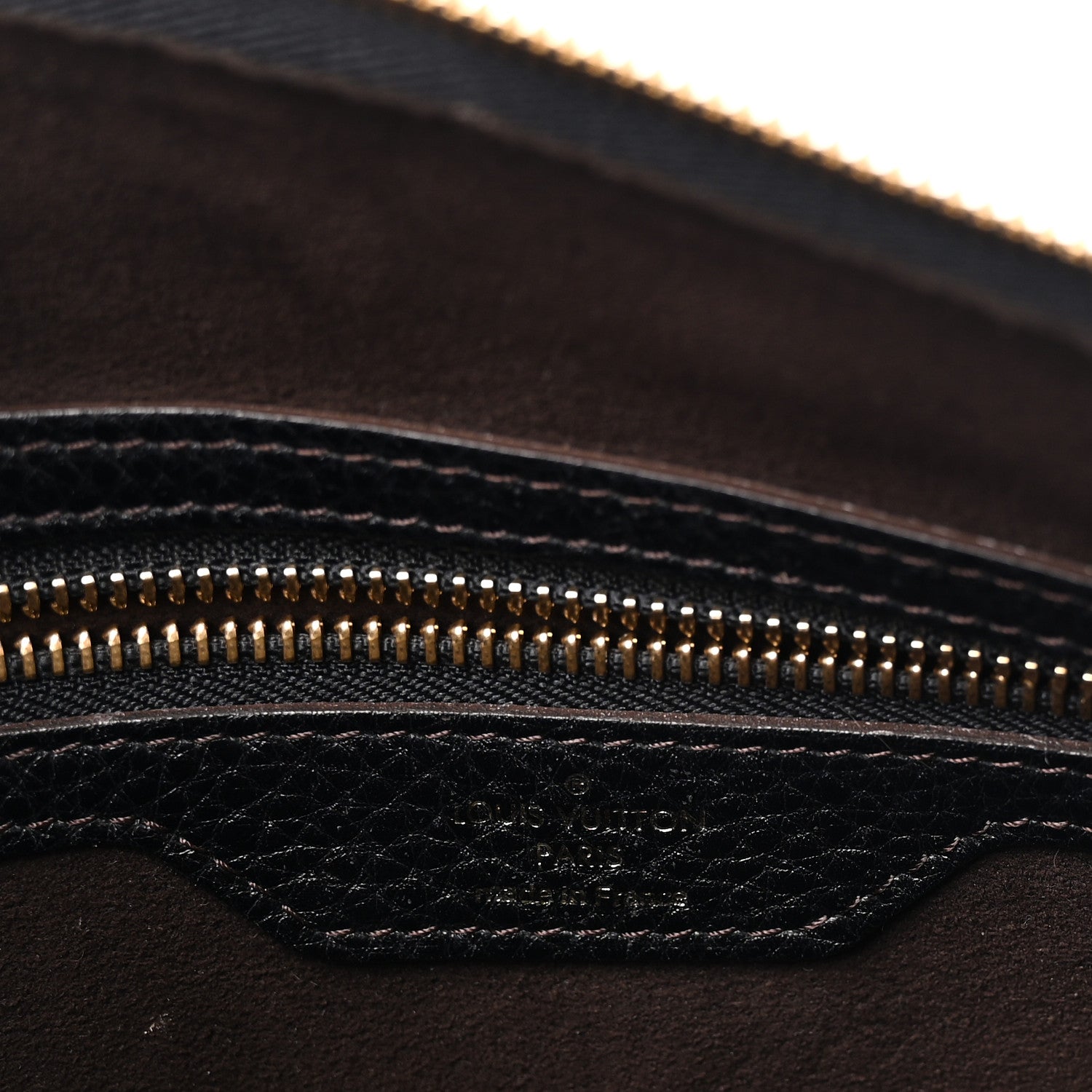 Louis Vuitton Mahina Selene MM Black 7 of 10