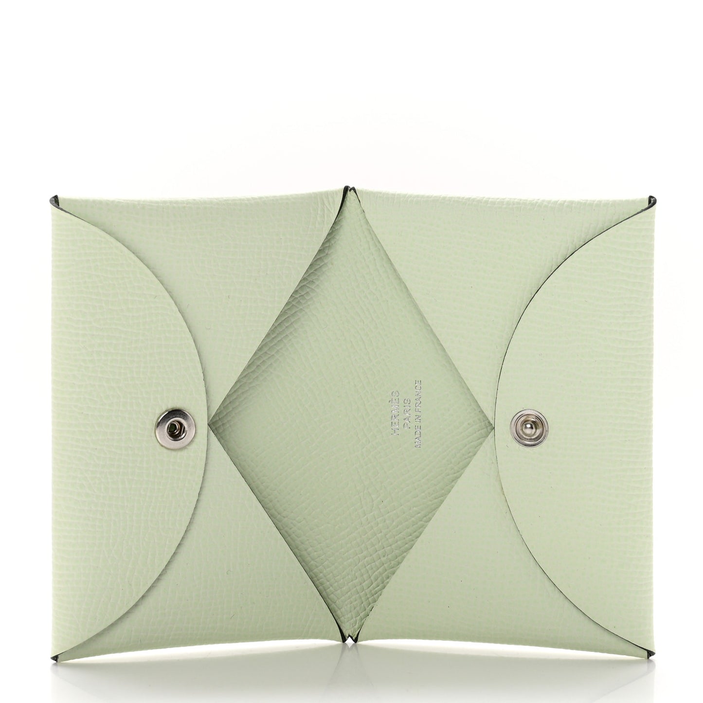 Epsom Calvi Card Case Vert Fizz